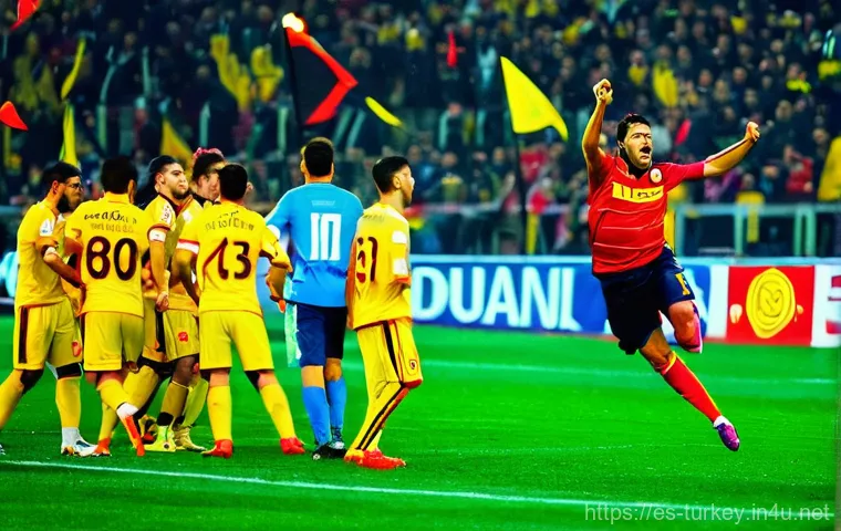 튀르키예 축구팀과 리그 정보 - **Prompt 1: The Indomitable Heartbeat of the Stands**
    "A panoramic shot of a Turkish football st...