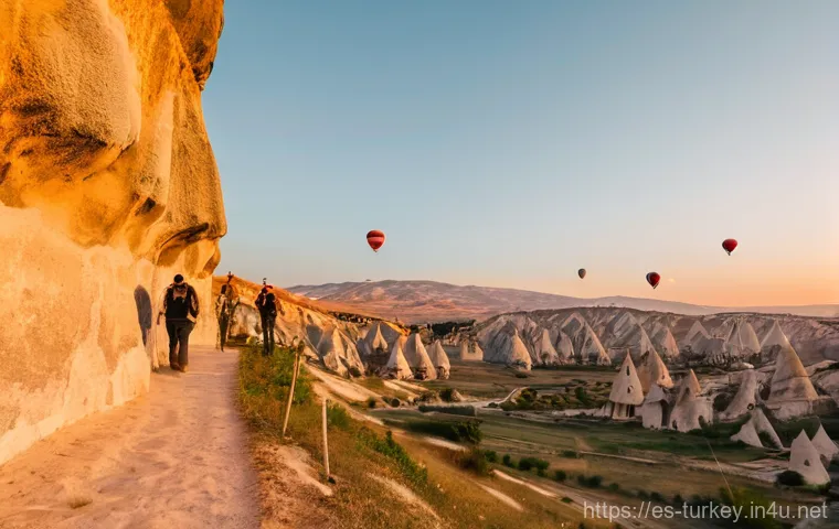 튀르키예 도보 여행 코스 - Here are three detailed image generation prompts in English, adhering to all specified guidelines: