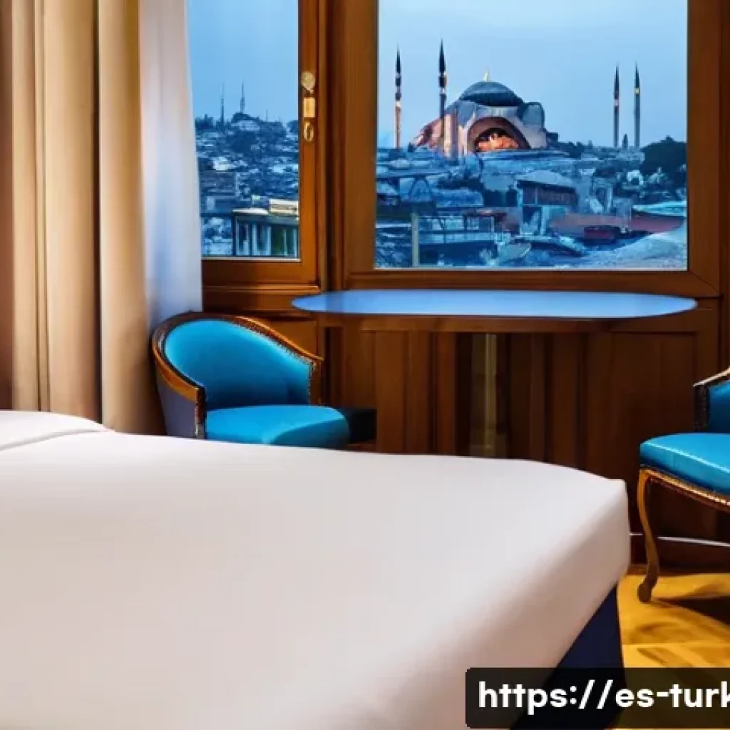 튀르키예 가성비 호텔 추천 - A charming boutique hotel room in central Istanbul near Sultanahmet, featuring cozy, clean decor wit...