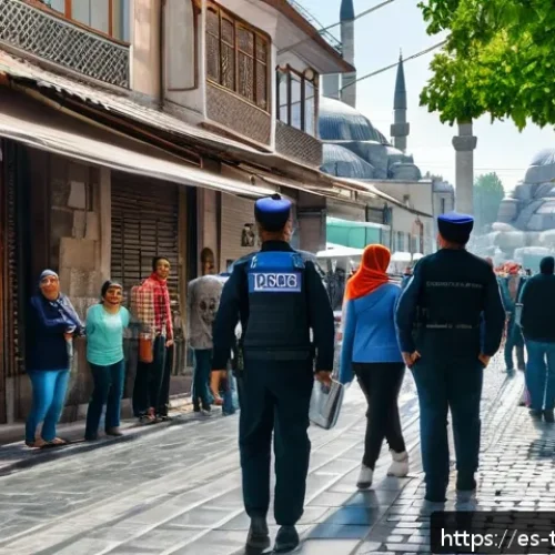 Home 33 튀르키예 주요 관광지 안전 가이드 - A bustling street scene in Istanbul’s Sultanahmet district during daylight, featuring tourists and l...